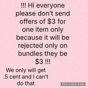 Text Notice on Pink Background